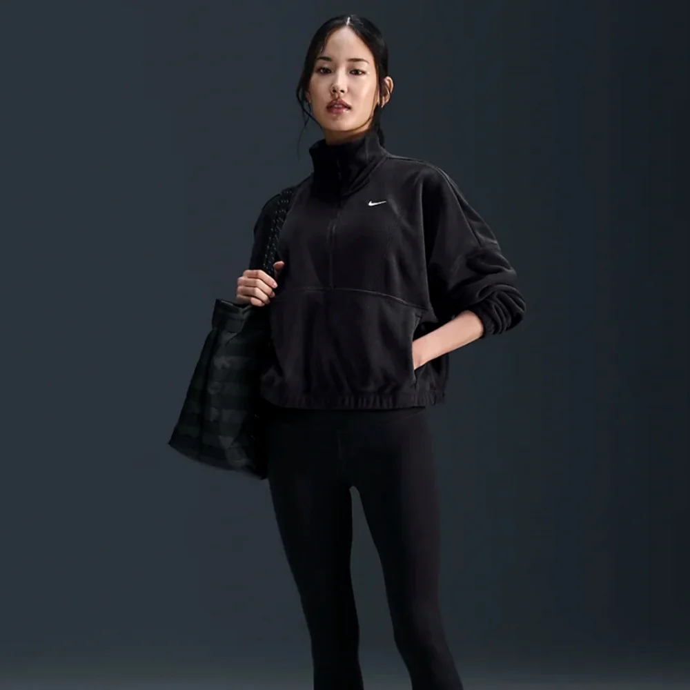 Nike Therma-Fit Oversized 1/2 Zip Fleece Top New With Tags - Picture 12 of 12